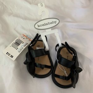 Black bow sandals 🖤 NWT